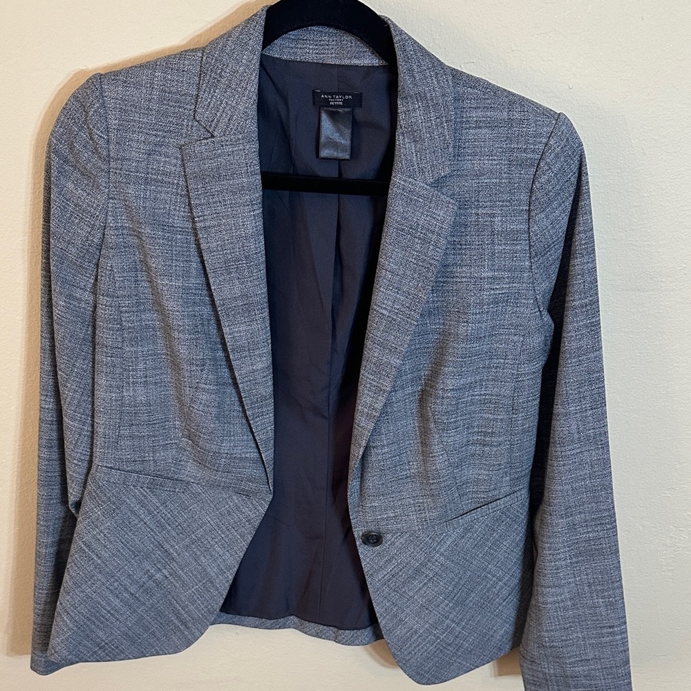 Ann Taylor Gray Women's Blazer